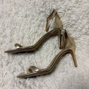 Banana Republic Metallic Gold Heels